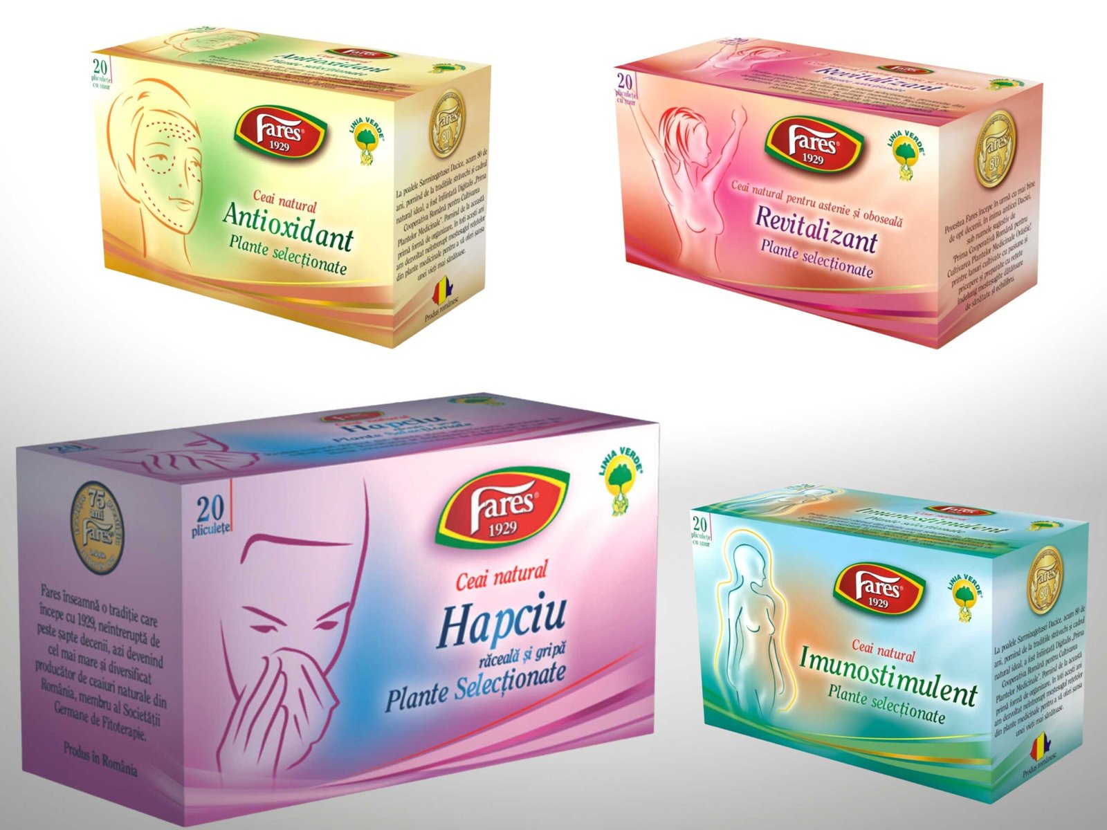 Fares Branding Packaging Ceaiuri Afectiuni Minore